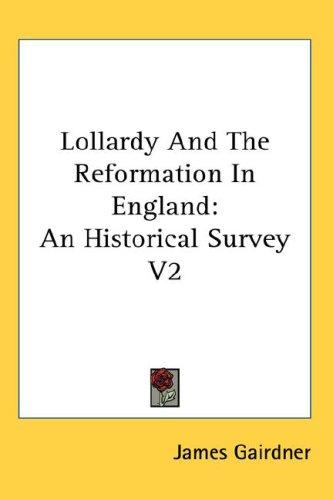 Cover for Lollardy And The Reformation In England