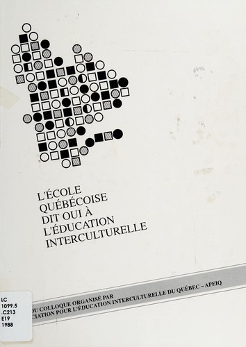 Cover for L'École québécoise dit oui à l'éducation interculturelle