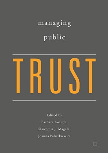 Cover for Managing Public Trust