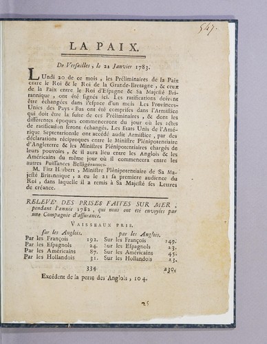 Cover for La paix