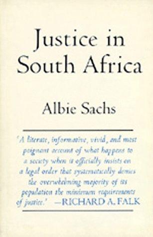 Cover for Justice in South Africa (Perspectives on Southern Africa)