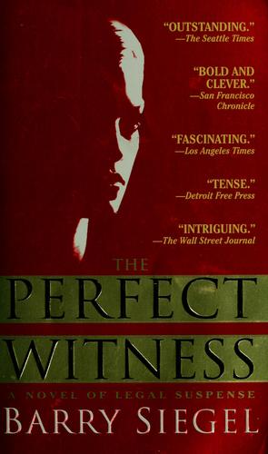 Cover for The perfect witness