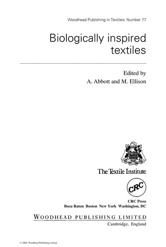 Cover for Biologically inspired textiles