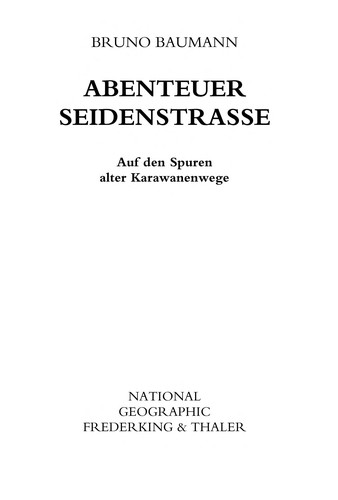 Cover for Abenteuer Seidenstrasse