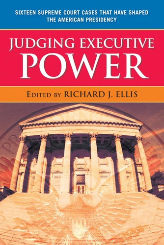 Cover for Judging executive power