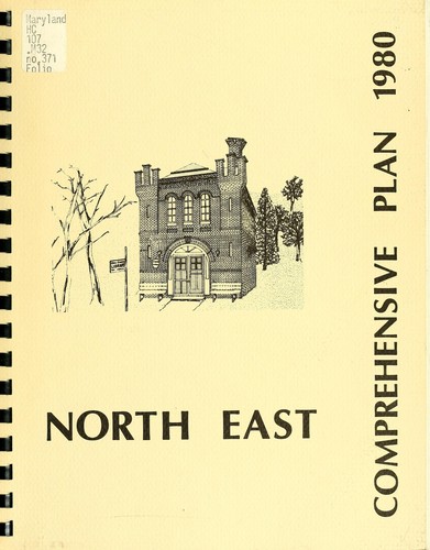 Cover for North East comprehensive plan 1980
