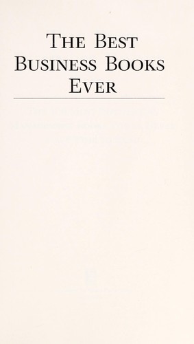 Cover for The best business books ever