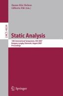 Cover for Static analysis