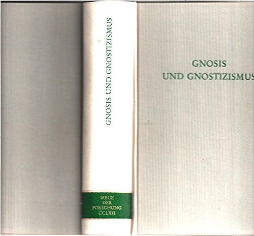 Cover for Gnosis und Gnostizismus