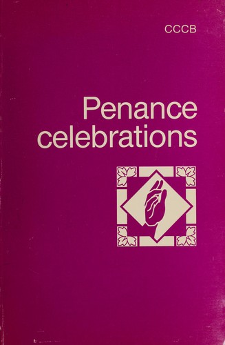 Cover for Penance celebrations