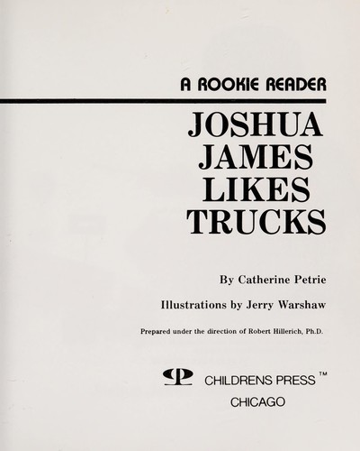 Cover for Joshua James likes trucks