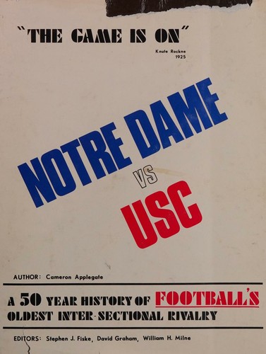 Cover for Notre Dame vs USC