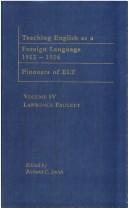 Cover for Teaching English As a Foreign Language, 1912-1936