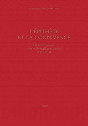 Cover for L' épithète et la connivence