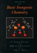 Cover for Basic inorganic chemistry