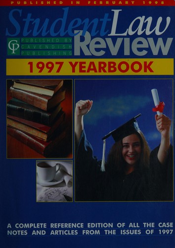 Cover for Student Law Review 1997 Yearbook