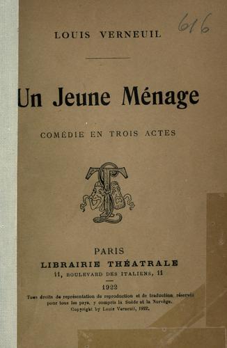 Cover for Un jeune ménage