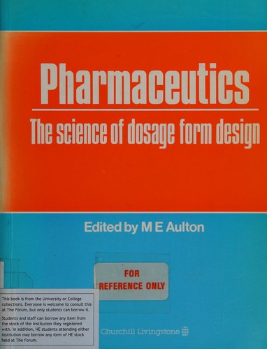 Cover for Pharmaceutics