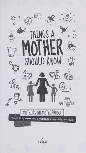 Cover for Things A Mother Should Know