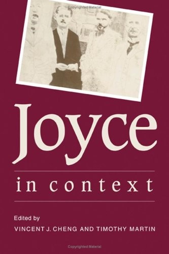 Cover for Joyce in context