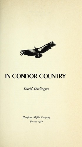 Cover for In condor country