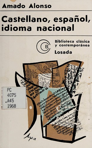 Cover for Castellano, español, idioma nacional