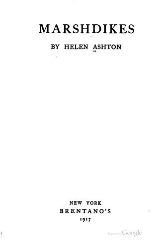 Cover for Marshdikes