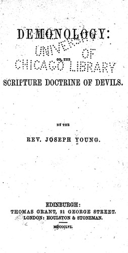 Cover for Demonology