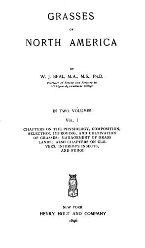 Cover for Grasses of North America