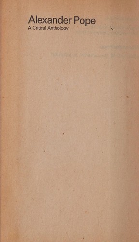 Cover for Alexander Pope