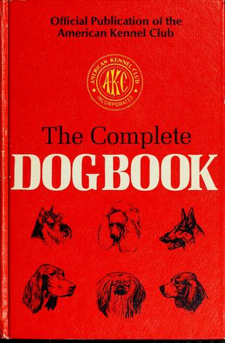 Cover for The complete dog book