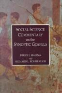 Cover for Social science commentary on the Synoptic Gospels