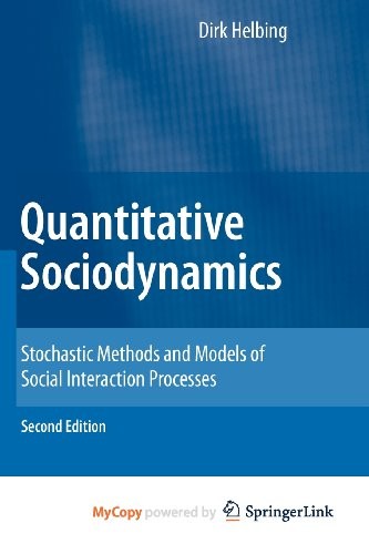 Cover for Quantitative Sociodynamics
