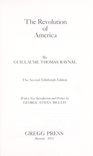 Cover for The Revolution of America.