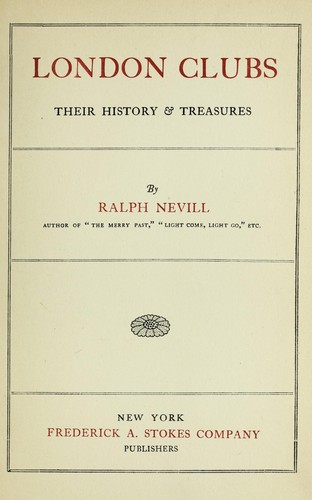 Cover for London clubs