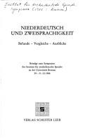 Cover for Niederdeutsch und Zweisprachigkeit