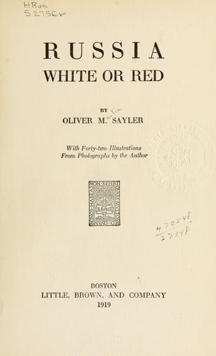 Cover for Russia, White or Red