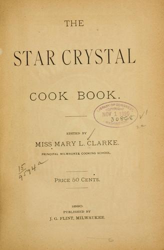 Cover for The star crystal cook book