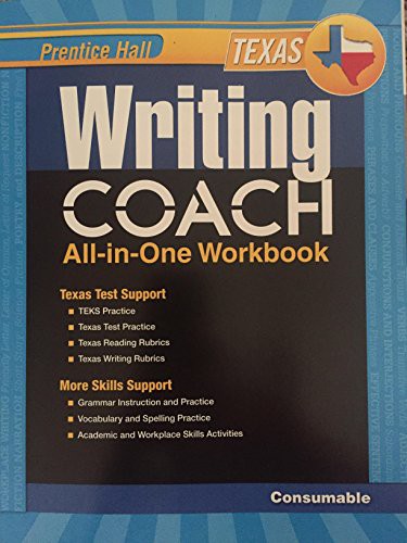 Cover for Prentice Hall Writing Coach All-in-One Workbook, Texas Grade 7