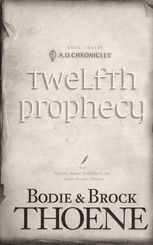 Cover for Twelfth prophecy