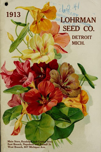 Cover for 1913 [catalog]