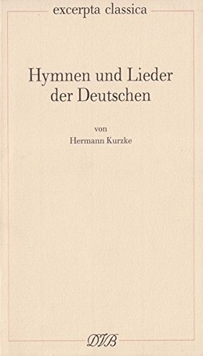 Cover for Hymnen und Lieder der Deutschen