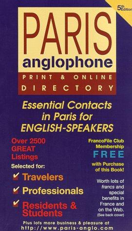 Cover for Paris Anglophone