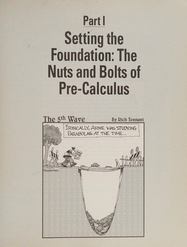 Cover for Pre-calculus workbook for dummies
