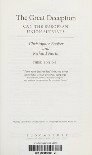 Cover for Great Deception