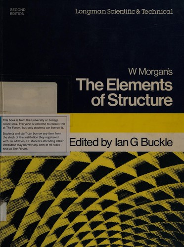 Cover for W Morgan's The Elements of Structure