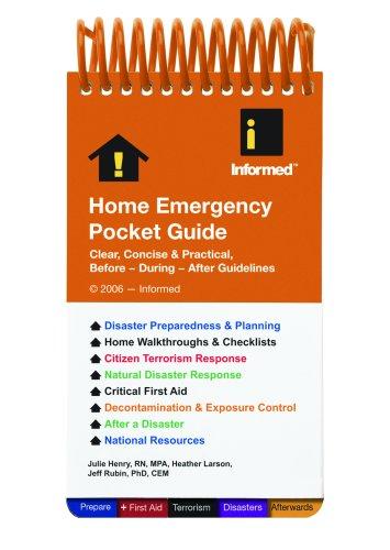 Cover for Home Emergency Pocket Guide