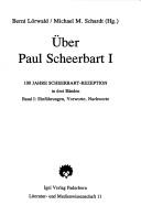 Cover for Über Paul Scheerbart