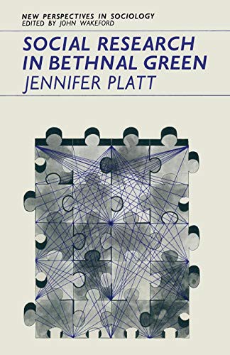 Cover for Social Research in Bethnal Green