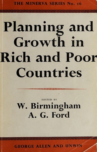 Cover for Planning and growth in rich and poor countries